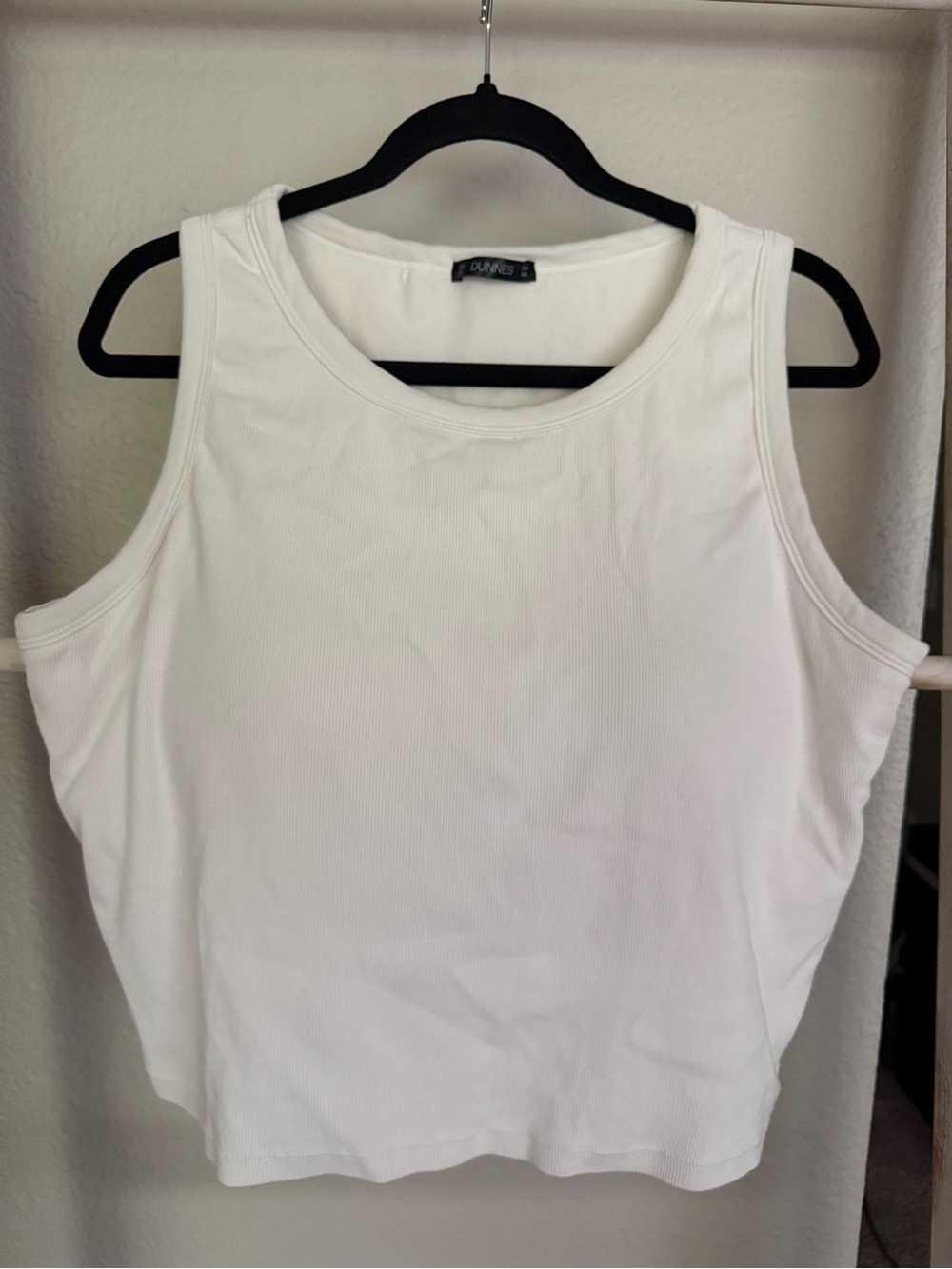 Classic White Women's Tank Top - Dunnes Dublin